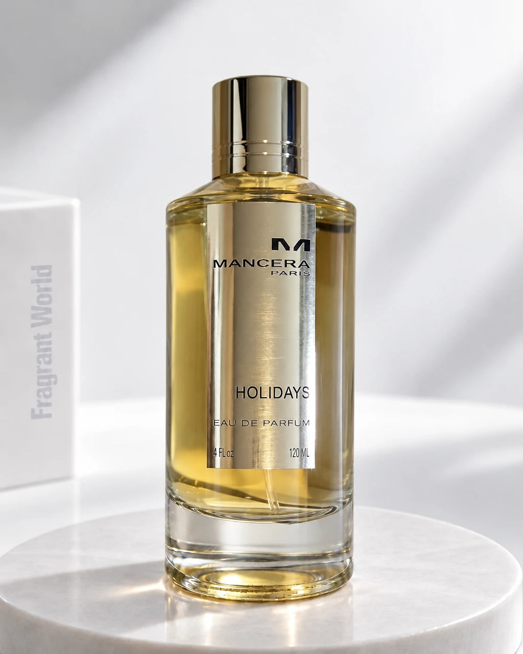 Mancera HOLIDAYS | Recreate @visual reference 2 exactly as it is but my fragrance instead of the one in it, very naturally.