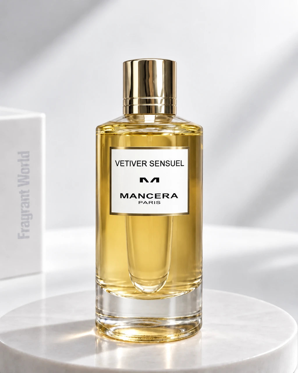 Mancera VETIVER SENSUEL | Recreate @visual reference 2 exactly as it is but my fragrance instead of the one in it, very naturally.