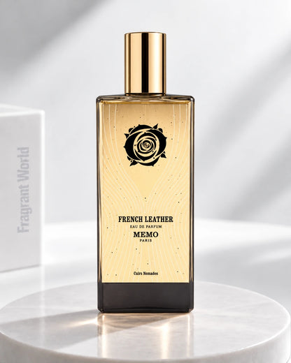 Memo Paris FRENCH LEATHER | Recreate @visual reference 2 exactly as it is but my fragrance instead of the one in it, very naturally.
