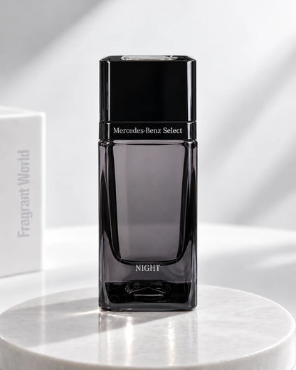 Mercedes-Benz SELECT NIGHT | Recreate @visual reference 2 exactly as it is but my fragrance instead of the one in it, very naturally.