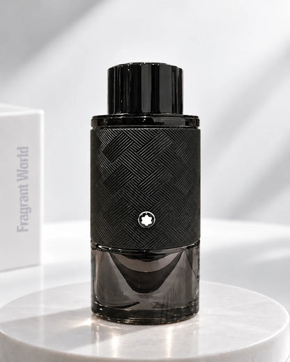 Montblanc EXPLORER EXTREME | Recreate @visual reference 2 exactly as it is but my fragrance instead of the one in it, very naturally.