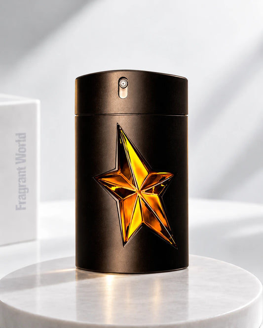 Mugler A*MEN PURE MALT | Recreate @visual reference 2 exactly as it is but my fragrance instead of the one in it, very naturally.