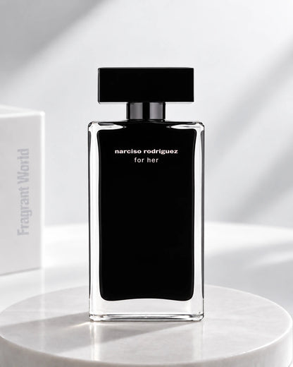 Narciso Rodriguez NARCISO RODRIGUEZ FOR HER EDT | Recreate @visual reference 2 exactly as it is but my fragrance instead of the one in it, very naturally.