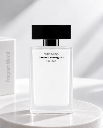Narciso Rodriguez PURE MUSC FOR HER | Recreate @visual reference 2 exactly as it is but my fragrance instead of the one in it, very naturally.