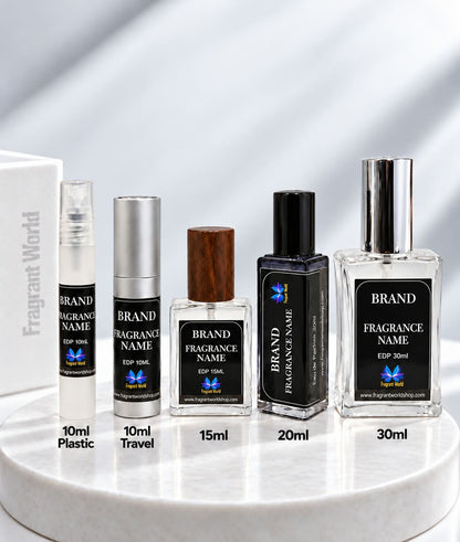 Tamanhos de decants — 10ml a 30ml