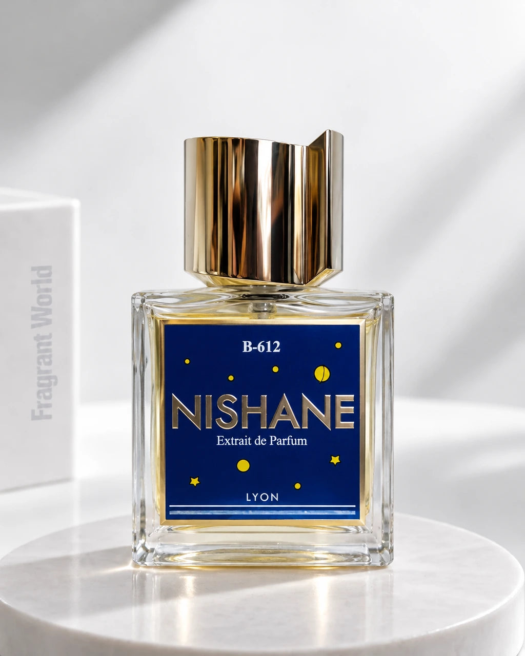 Nishane B-612 | Recreate @visual reference 2 exactly as it is but my fragrance instead of the one in it, very naturally.