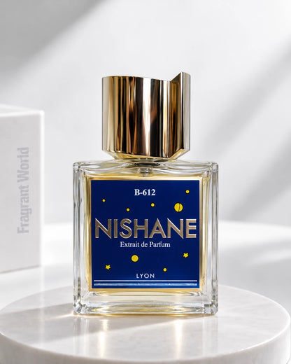 Nishane B-612 | Recreate @visual reference 2 exactly as it is but my fragrance instead of the one in it, very naturally.