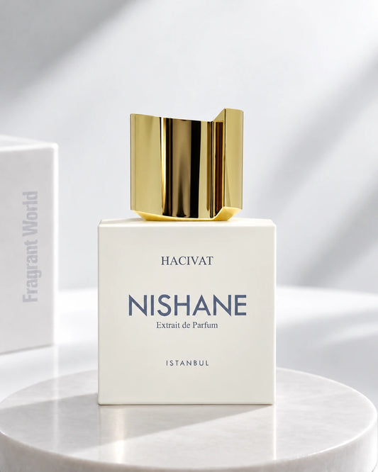 Nishane HACIVAT | Recreate @visual reference 2 exactly as it is but my fragrance instead of the one in it, very naturally.