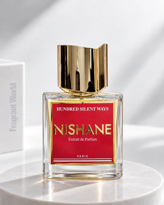 Nishane Hundred Silent Ways | Recreate @visual reference 2 exactly as it is but my fragrance instead of the one in it, very naturally.