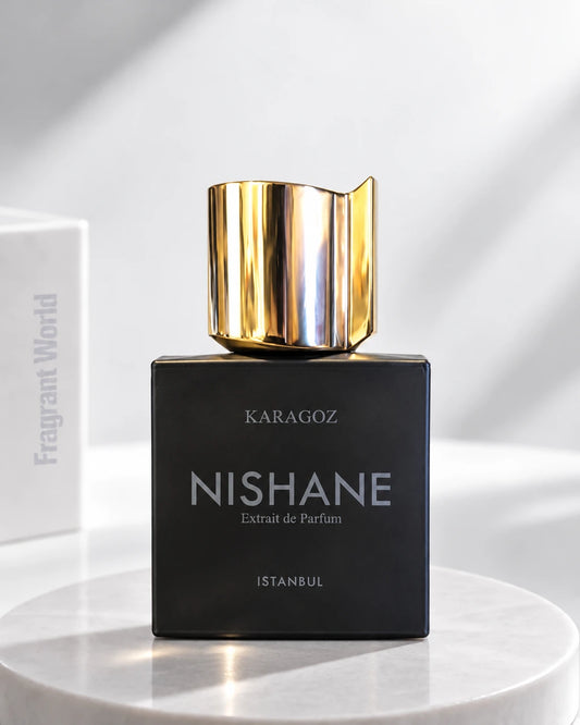 Nishane KARAGOZ | Recreate @visual reference 2 exactly as it is but my fragrance instead of the one in it, very naturally.