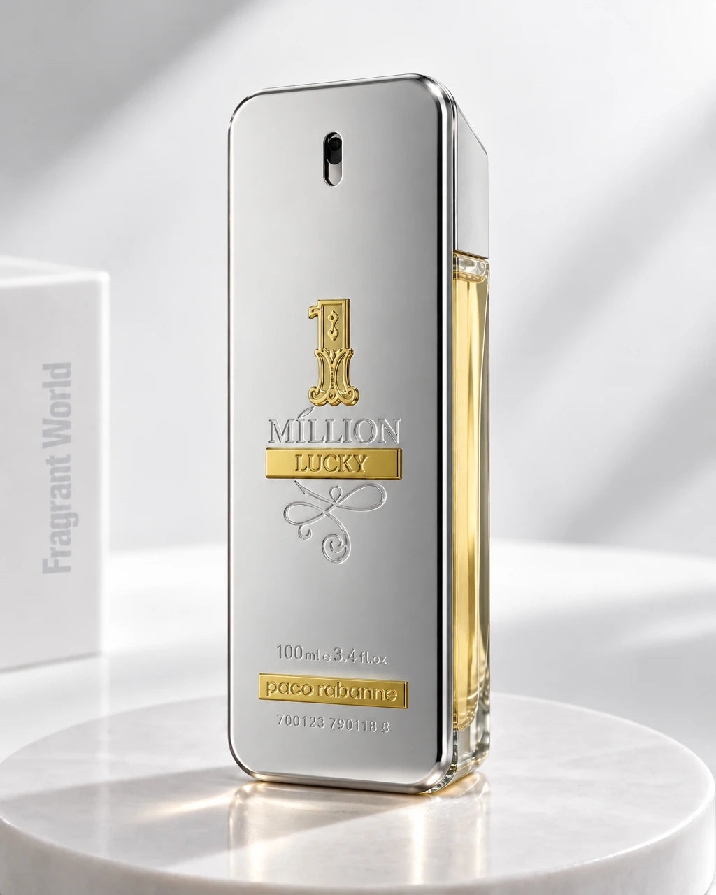 Paco Rabanne 1 MILLION LUCKY | Recreate @visual reference 2 exactly as it is but my fragrance instead of the one in it, very naturally.