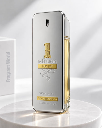 Paco Rabanne 1 MILLION LUCKY | Recreate @visual reference 2 exactly as it is but my fragrance instead of the one in it, very naturally.