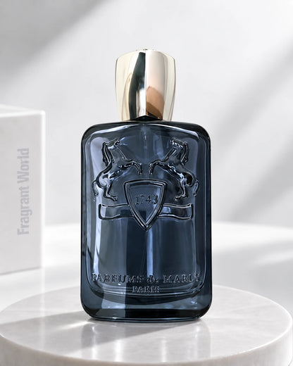 Parfums de Marly SEDLEY | Recreate @visual reference 2 exactly as it is but my fragrance instead of the one in it, very naturally.