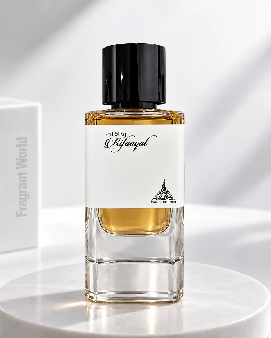 Paris Corner RIFAAQAT | Recreate @visual reference 2 exactly as it is but my fragrance instead of the one in it, very naturally.