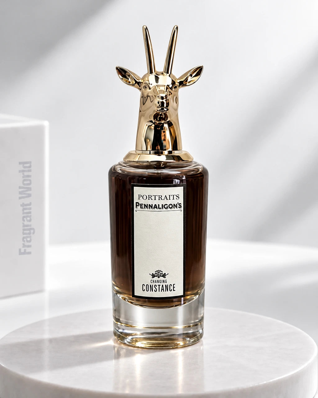 Penhaligon's CHANGING CONTANCE | Recreate @visual reference 2 exactly as it is but my fragrance instead of the one in it, very naturally.