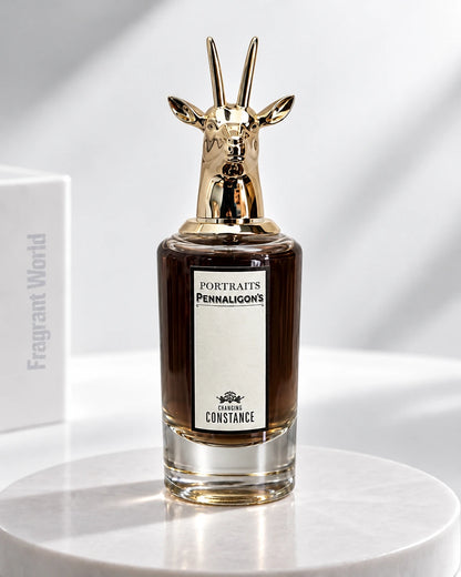 Penhaligon's CHANGING CONTANCE | Recreate @visual reference 2 exactly as it is but my fragrance instead of the one in it, very naturally.