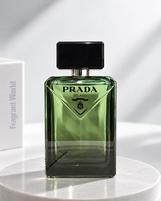 Prada PARADIGME | Recreate @visual reference 2 exactly as it is but my fragrance instead of the one in it, very naturally.