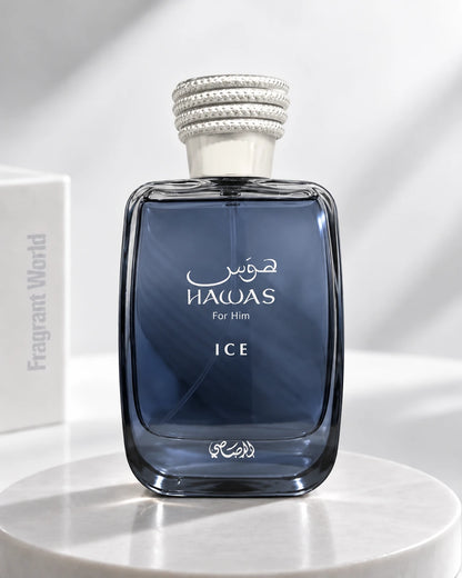 Rasasi HAWAS for him ICE | Rasasi HAWAS FOR HIM ICE Perfume Samples / Decants @ Fragrant World