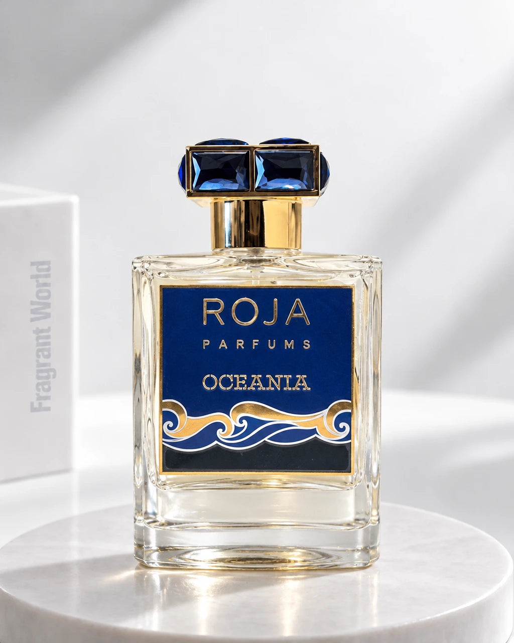 Roja Parfums OCEANIA | Recreate @visual reference 2 exactly as it is but my fragrance instead of the one in it, very naturally.