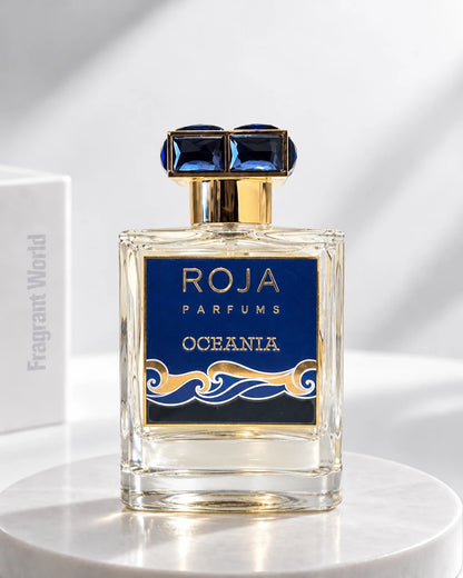 Roja Parfums OCEANIA | Recreate @visual reference 2 exactly as it is but my fragrance instead of the one in it, very naturally.