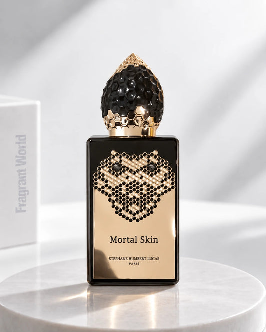 Stephane Humbert Lucas MORTAL SKIN | Recreate @visual reference 2 exactly as it is but my fragrance instead of the one in it, very naturally.