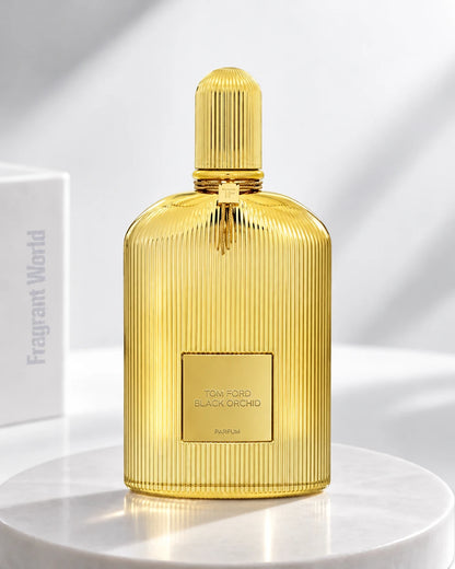 Tom Ford BLACK ORCHID PARFUM | Recreate @visual reference 2 exactly as it is but my fragrance instead of the one in it, very naturally.