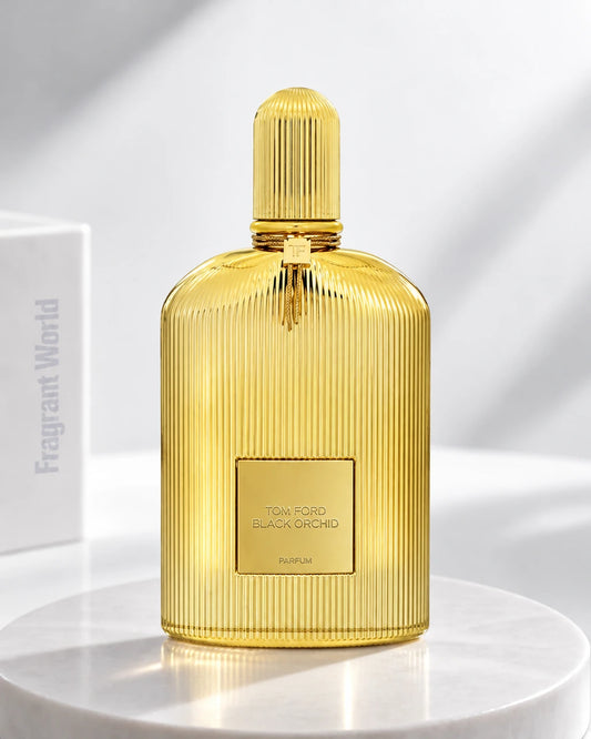Tom Ford BLACK ORCHID PARFUM | Recreate @visual reference 2 exactly as it is but my fragrance instead of the one in it, very naturally.