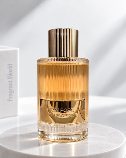 Tom Ford BOIS PACIFIQUE | Recreate @visual reference 2 exactly as it is but my fragrance instead of the one in it, very naturally.