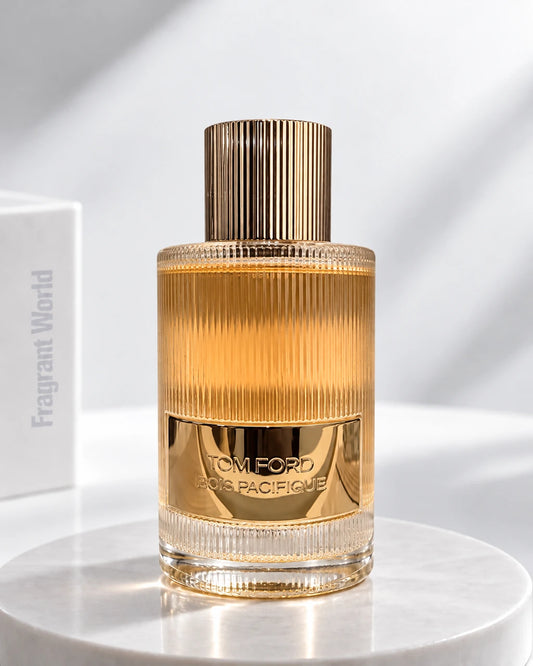 Tom Ford BOIS PACIFIQUE | Recreate @visual reference 2 exactly as it is but my fragrance instead of the one in it, very naturally.