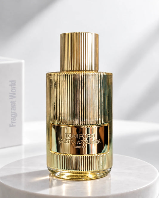 Tom Ford COSTA AZZURRA Parfum | Recreate @visual reference 2 exactly as it is but my fragrance instead of the one in it, very naturally.