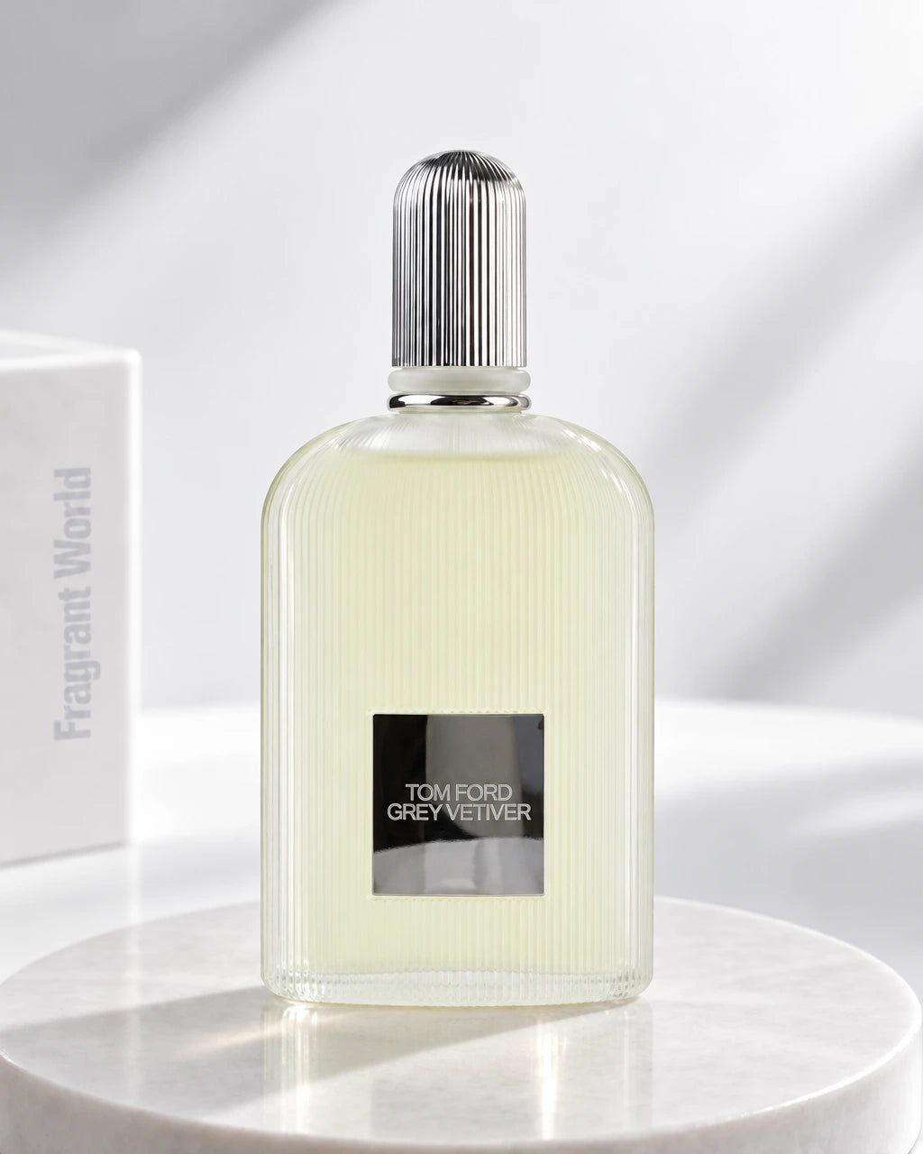 Tom Ford GREY VETIVER EDP | Recreate @visual reference 2 exactly as it is but my fragrance instead of the one in it, very naturally.