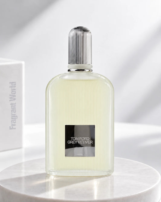 Tom Ford GREY VETIVER EDP | Recreate @visual reference 2 exactly as it is but my fragrance instead of the one in it, very naturally.