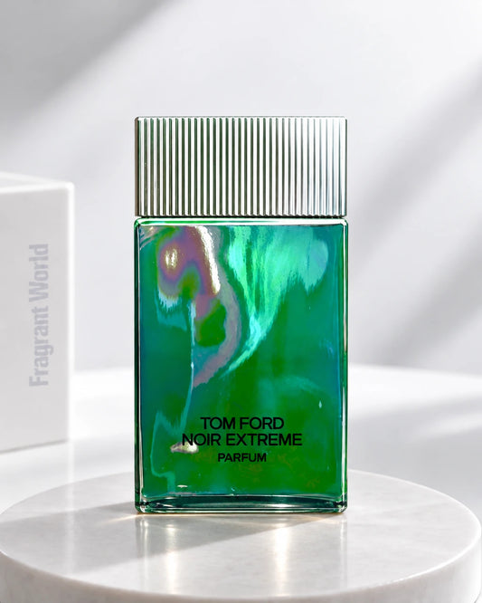 Tom Ford NOIR EXTREME Parfum | Recreate @visual reference 2 exactly as it is but my fragrance instead of the one in it, very naturally.