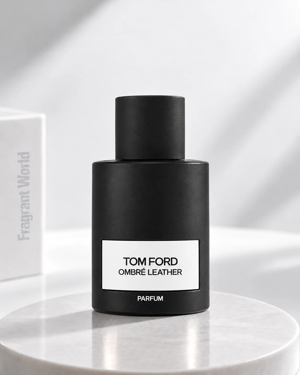 Tom Ford OMBRE LEATHER PARFUM | Recreate @visual reference 2 exactly as it is but my fragrance instead of the one in it, very naturally.