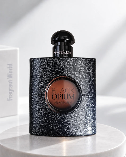YSL BLACK OPIUM EDP | Recreate @visual reference 2 exactly as it is but my fragrance instead of the one in it, very naturally.