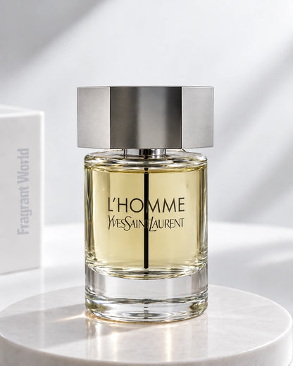 YSL L´HOMME EDT | Recreate @visual reference 2 exactly as it is but my fragrance instead of the one in it, very naturally.