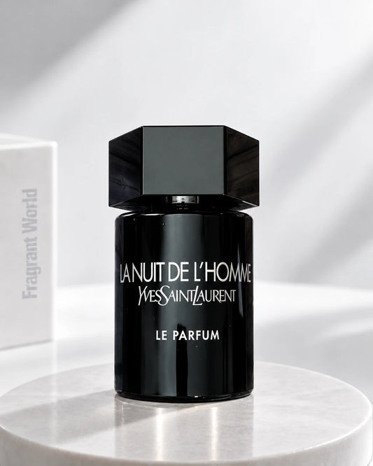 YSL LA NUIT DE L'HOMME LE PARFUM | Recreate @visual reference 2 exactly as it is but my fragrance instead of the one in it, very naturally.