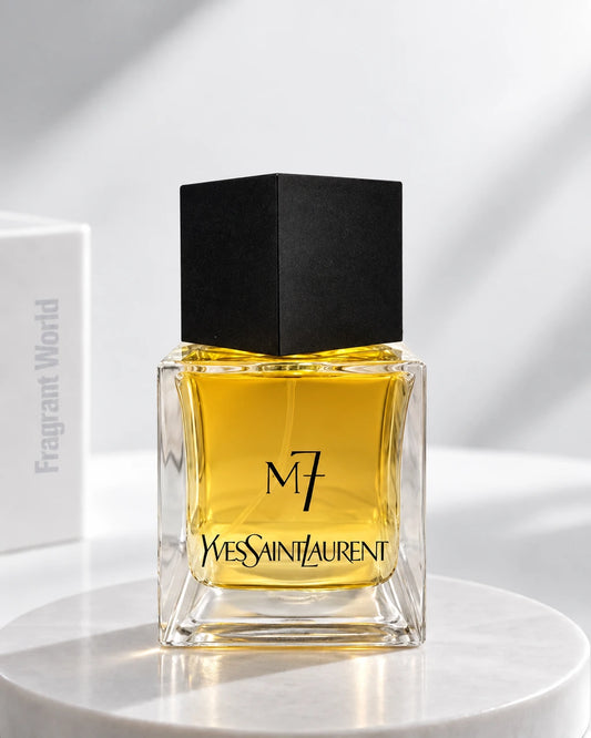 YSL M7 "La Collection" | Recreate @visual reference 2 exactly as it is but my fragrance instead of the one in it, very naturally.