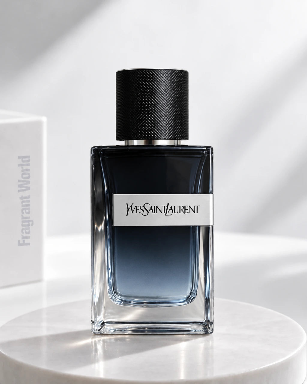 YSL Y Eau de Parfum | Recreate @visual reference 2 exactly as it is but my fragrance instead of the one in it, very naturally.