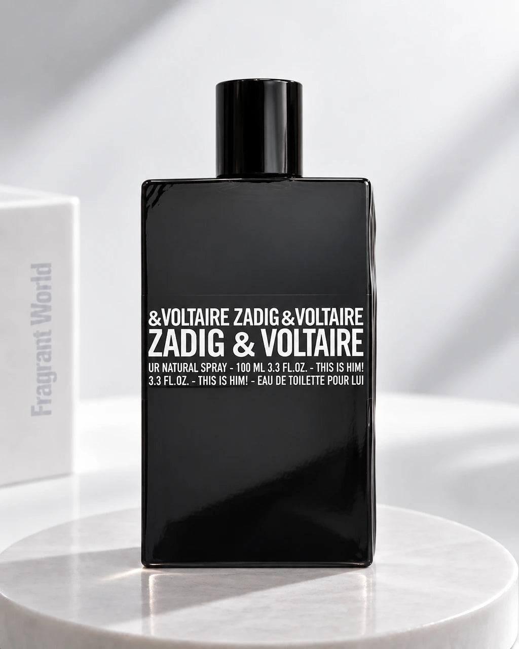 Zadig & Voltaire THIS IS HIM | Recreate @visual reference 2 exactly as it is but my fragrance instead of the one in it, very naturally.