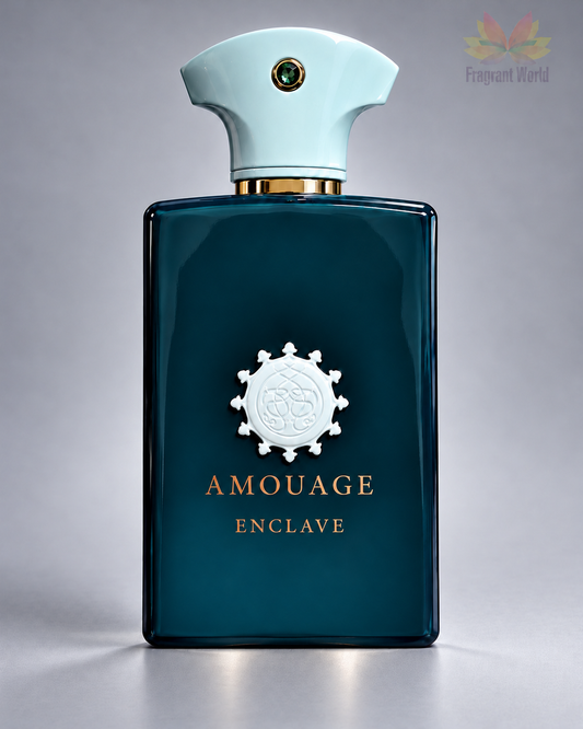 Amouage 'Renaissance Collection' ENCLAVE em fundo cinzento