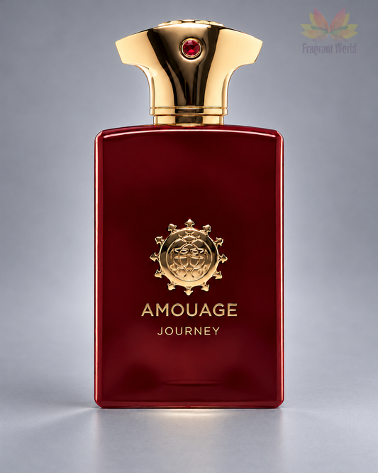 Amouage JOURNEY MAN em fundo cinzento