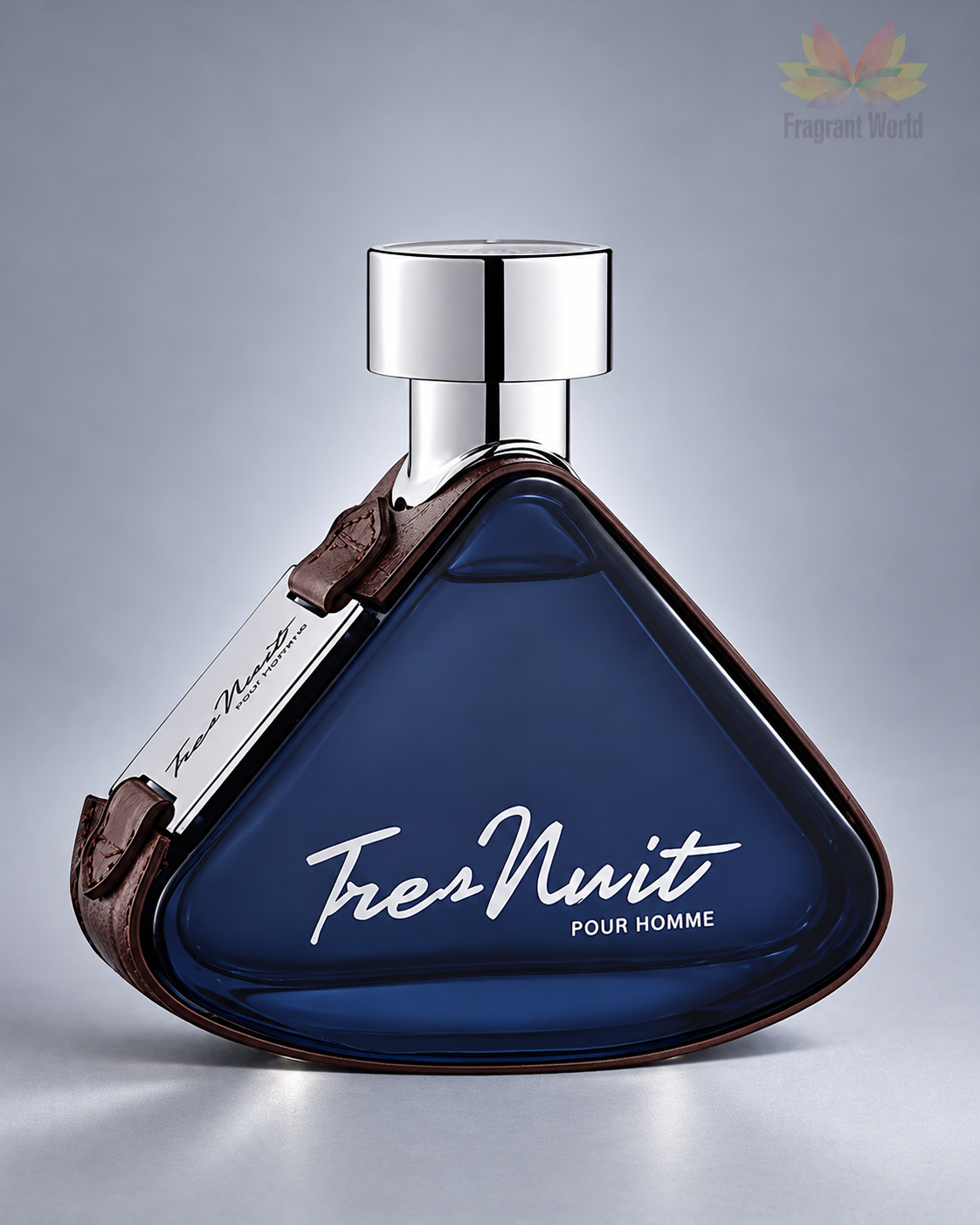 Armaf TRES NUIT POUR HOMME em fundo cinzento