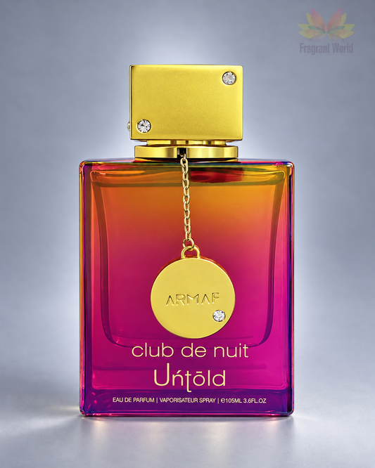 Armaf CLUB DE NUIT UNTOLD em fundo cinzento