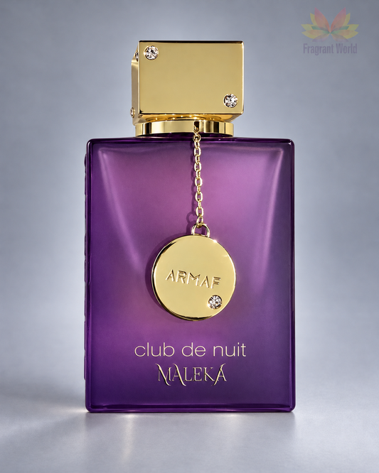 Armaf CLUB DE NUIT MALEKA em fundo cinzento