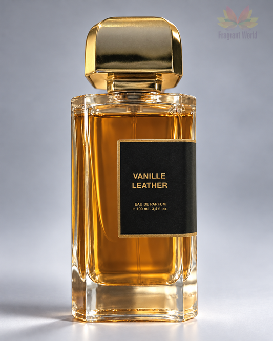 BDK Parfums VANILLE LEATHER em fundo cinzento