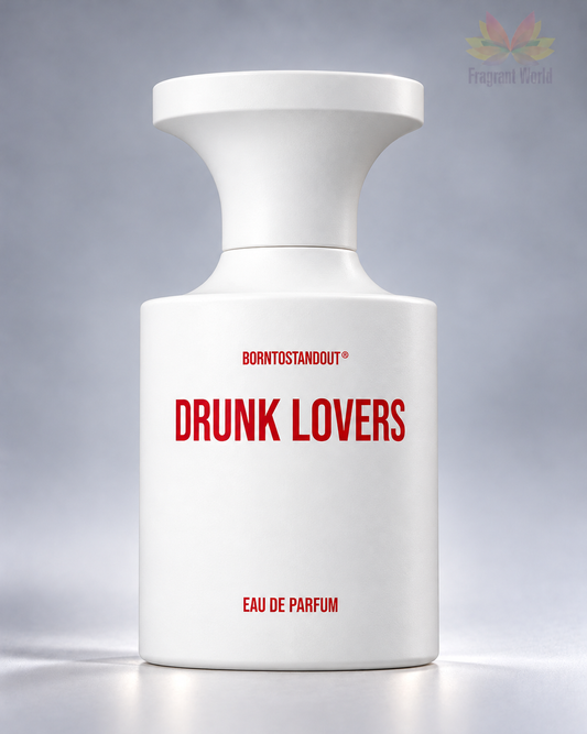 BORNTOSTANDOUT Drunk Lovers sobre fundo cinzento