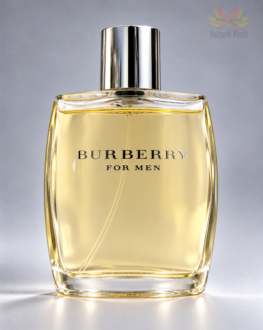 Burberry BURBERRY FOR MEN sobre fundo cinzento