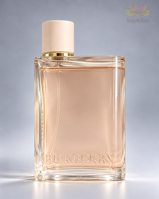 Burberry BURBERRY HER EDP sobre fundo cinzento