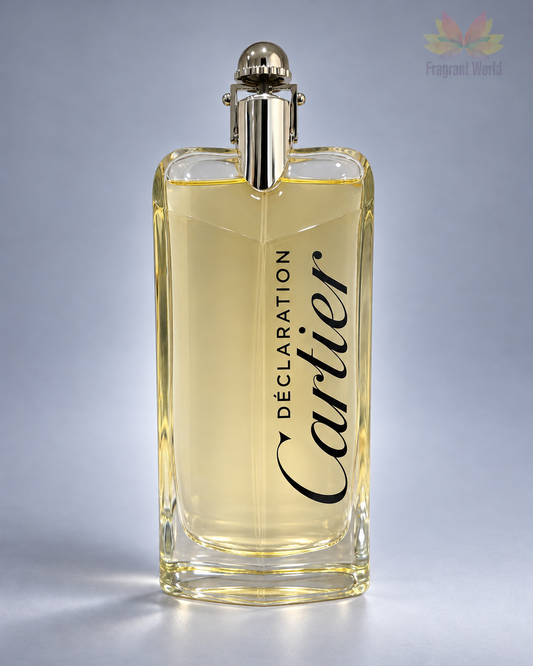 Cartier Déclaration EDT sobre fundo cinzento